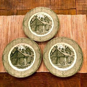 Vintage Royal China Plates, The Old Curiosity Shop